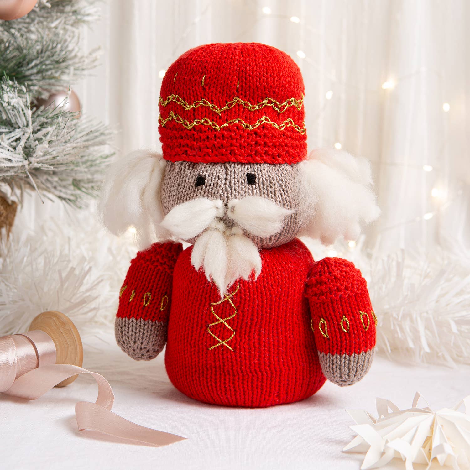 Wool Couture Company - Wholesale DIY Craft Kit - Noel Nutcracker Christmas Easy Knitting Kit0