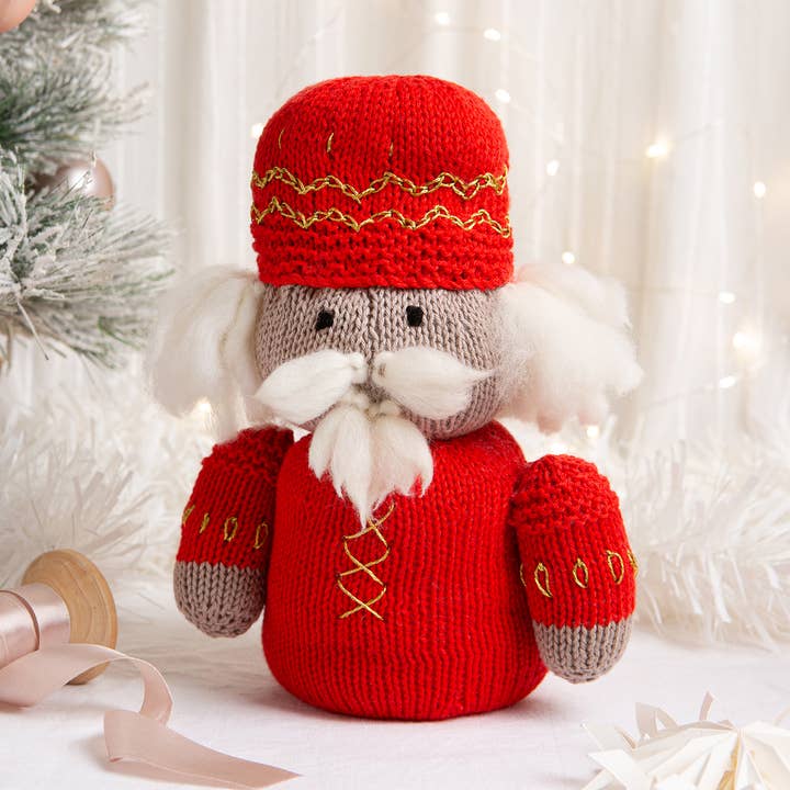 Wool Couture Company - Wholesale DIY Craft Kit - Noel Nutcracker Christmas Easy Knitting Kit0