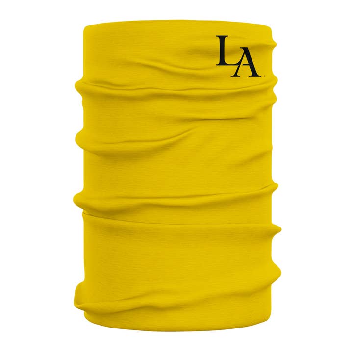 Vive La Fete - Wholesale Sporting Accessories - Cal State LA Golden Eagles Vive La Fete Gold Game Day Collegiate Logo Face Cover Soft Four Way Stretch Neck Gaiter1