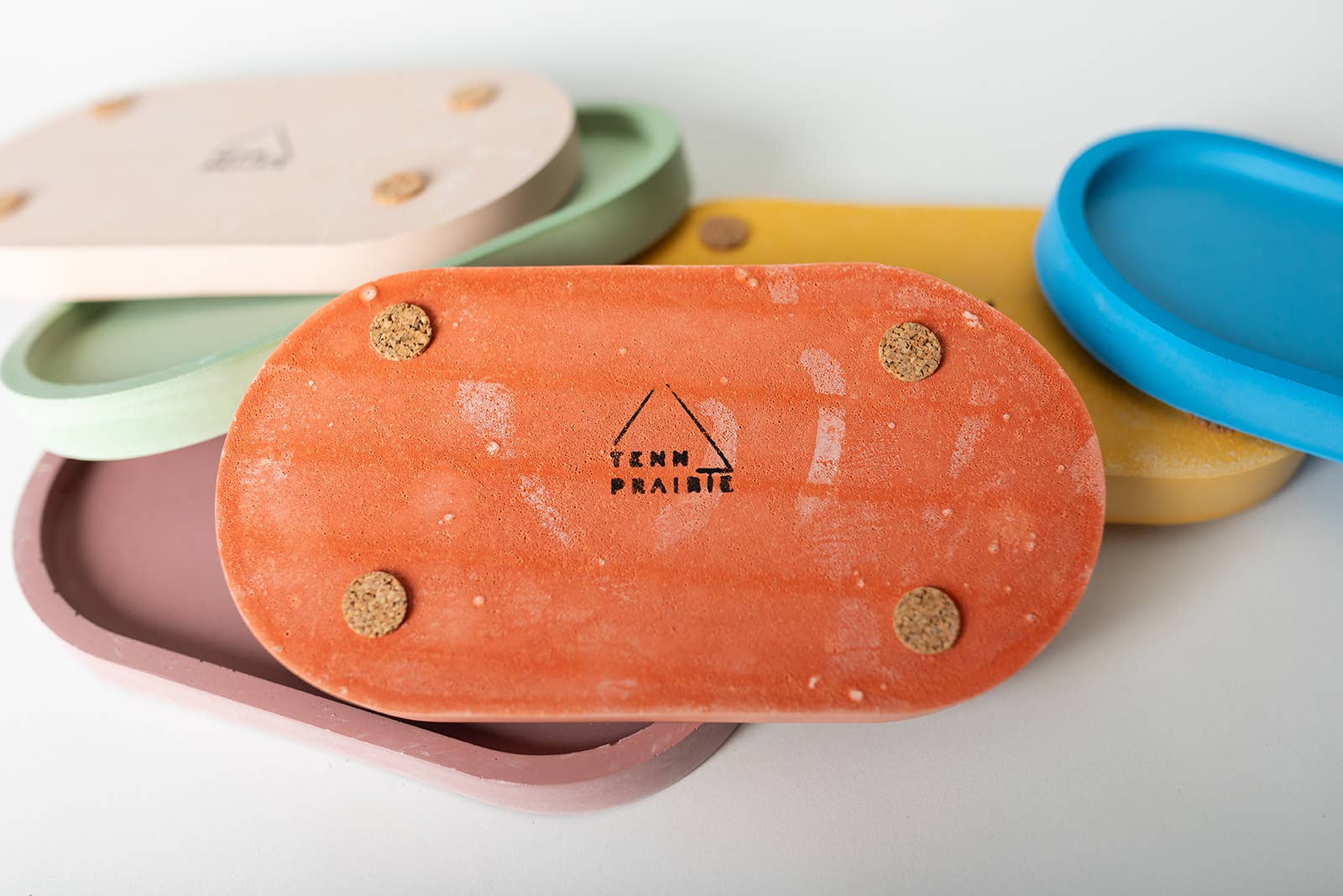 Tenn Prairie - Wholesale Decorative Tray - Concrete Candle Tray – Colored Base for Candle Display & Styling11