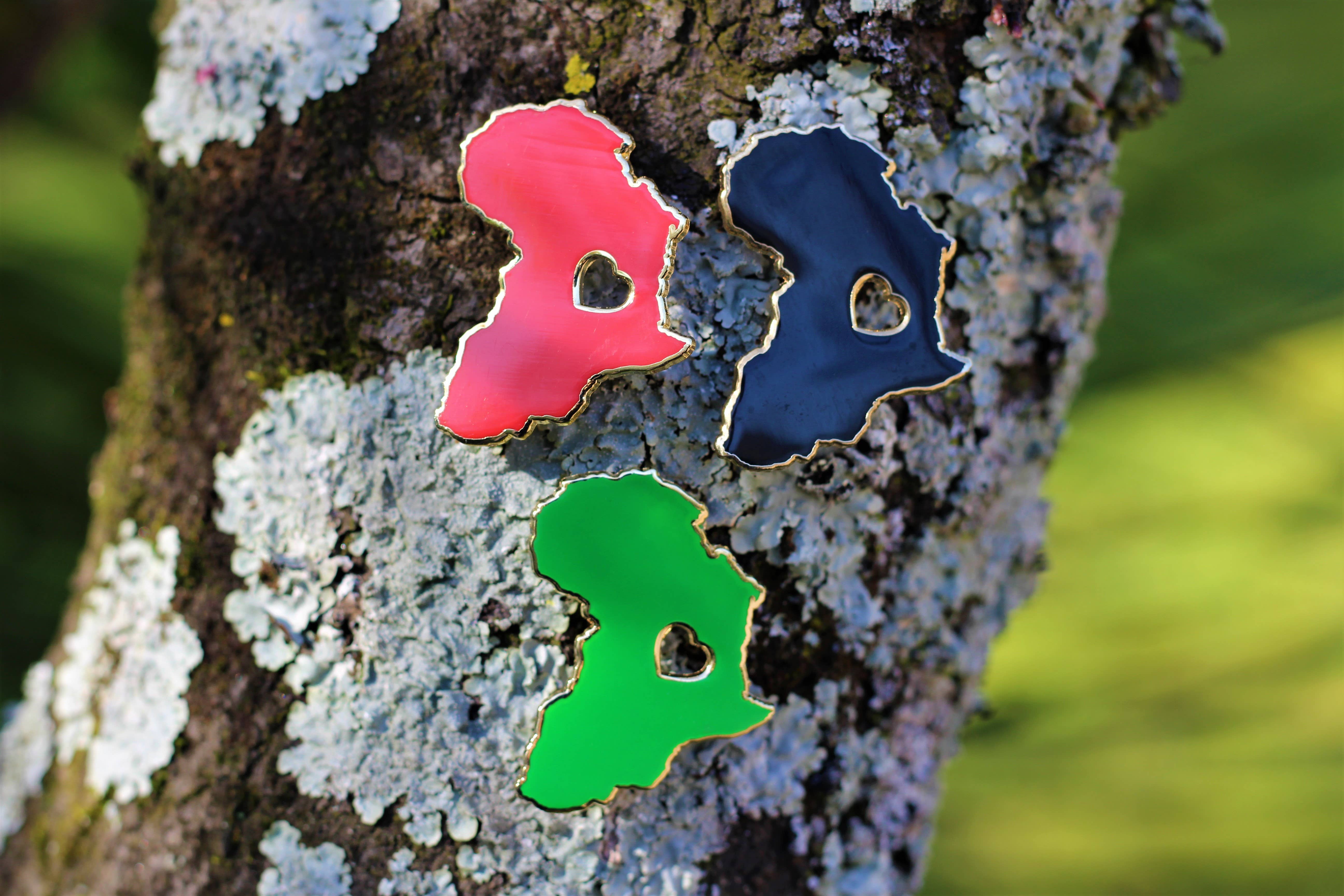 Real Sic - Vente Épinglettes/boutons - Broche Afrique - Black Lives Matter - Plaqué or3