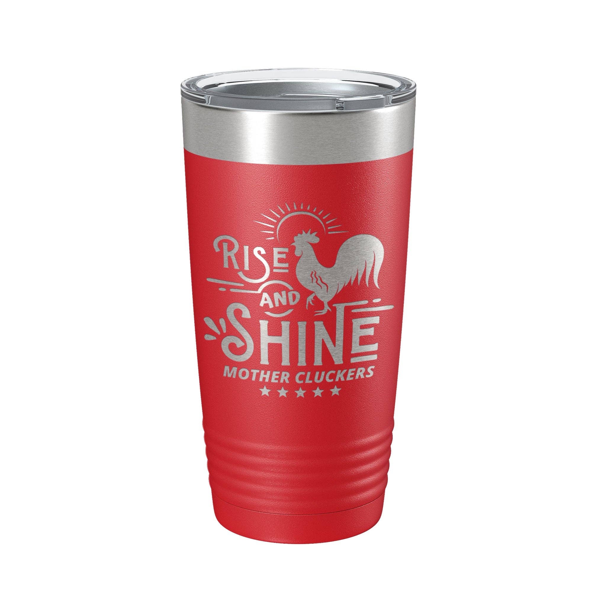 CarveBright - Wholesale Insulated Mug/Tumbler - Rise And Shine Mother Cluckers Tumbler Funny Travel Mug Gift Insulated Laser Engraved Coffee Cup 20 oz6