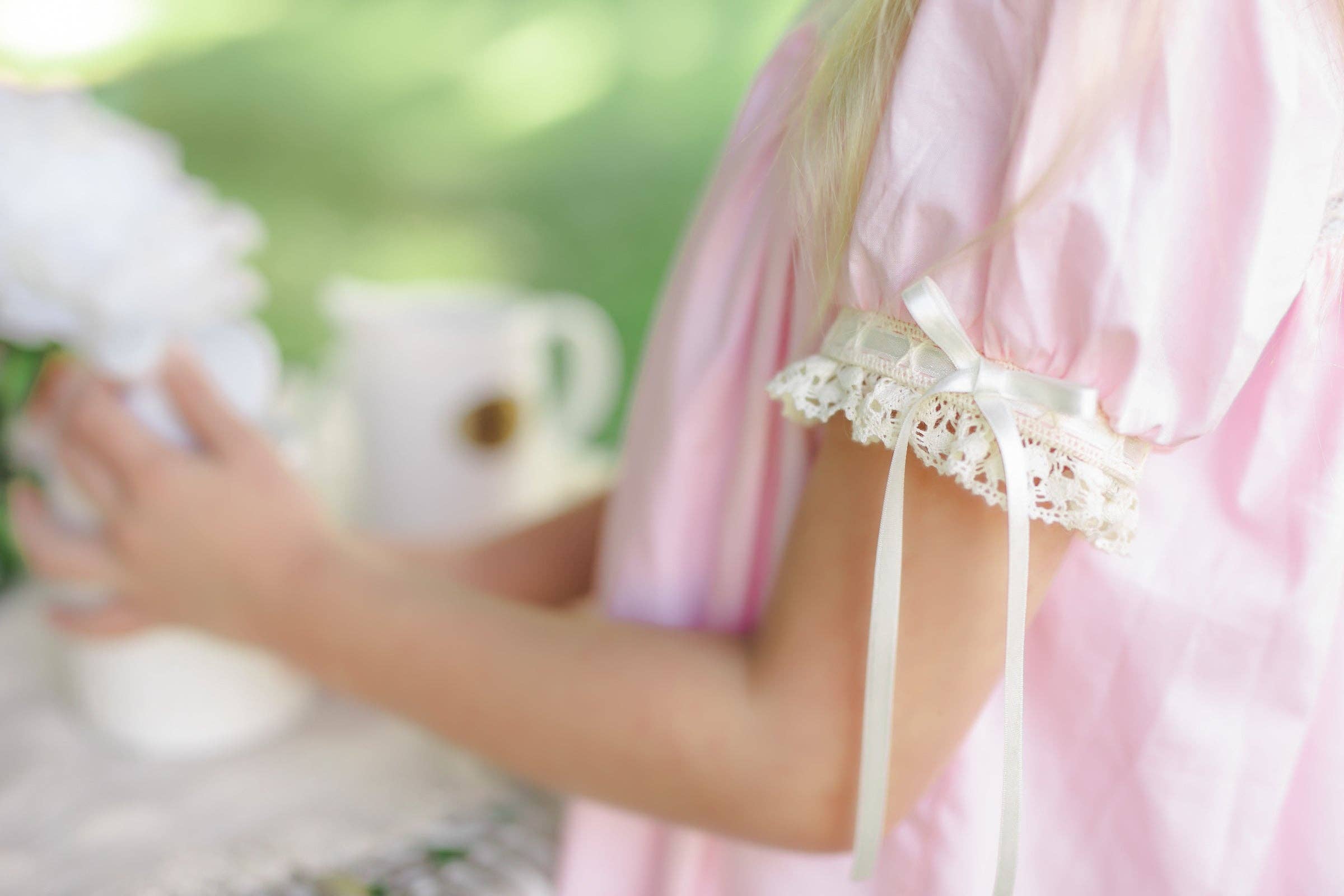 Posh Pickle - Vente Robe – enfant - Robe Héritage à Manches Roses Bristol15