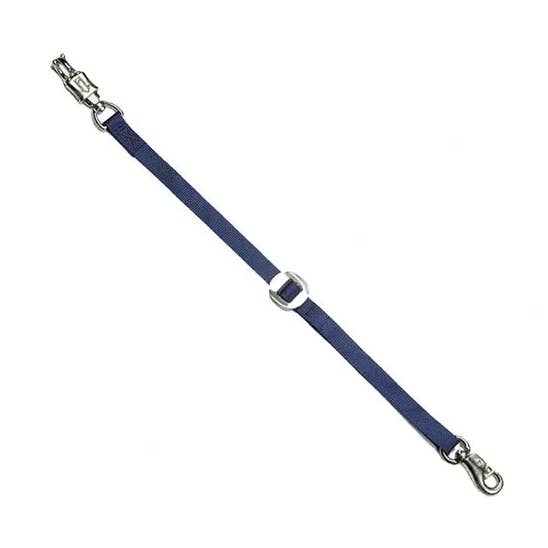 Trailer Ties Nickel Plated Bull Snap & Panic Snap 32" Long Adjustable for wholesale by Smart Horse Gear