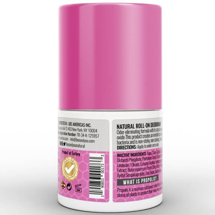 BEE&YOU – Großhandel Deo – Damen – Natürliches Deodorant zum Aufrollen für Damen | Underarms