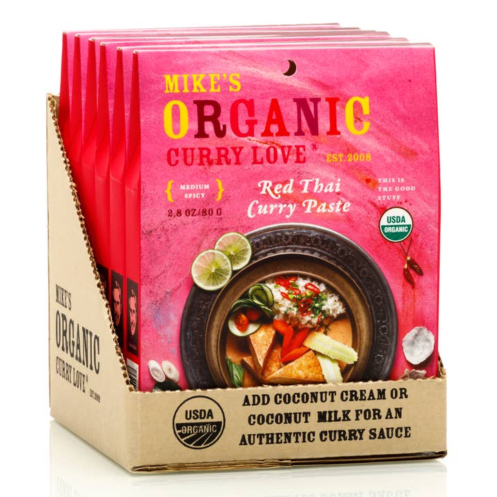 Mike's Organic Curry Love - Wholesale Chili Paste - ORGANIC Red Thai Curry Paste