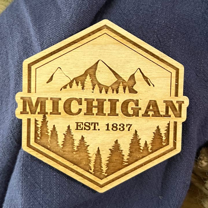 Michigan Est. 1837 Magnet for wholesale by Chamness' Crafty Corner