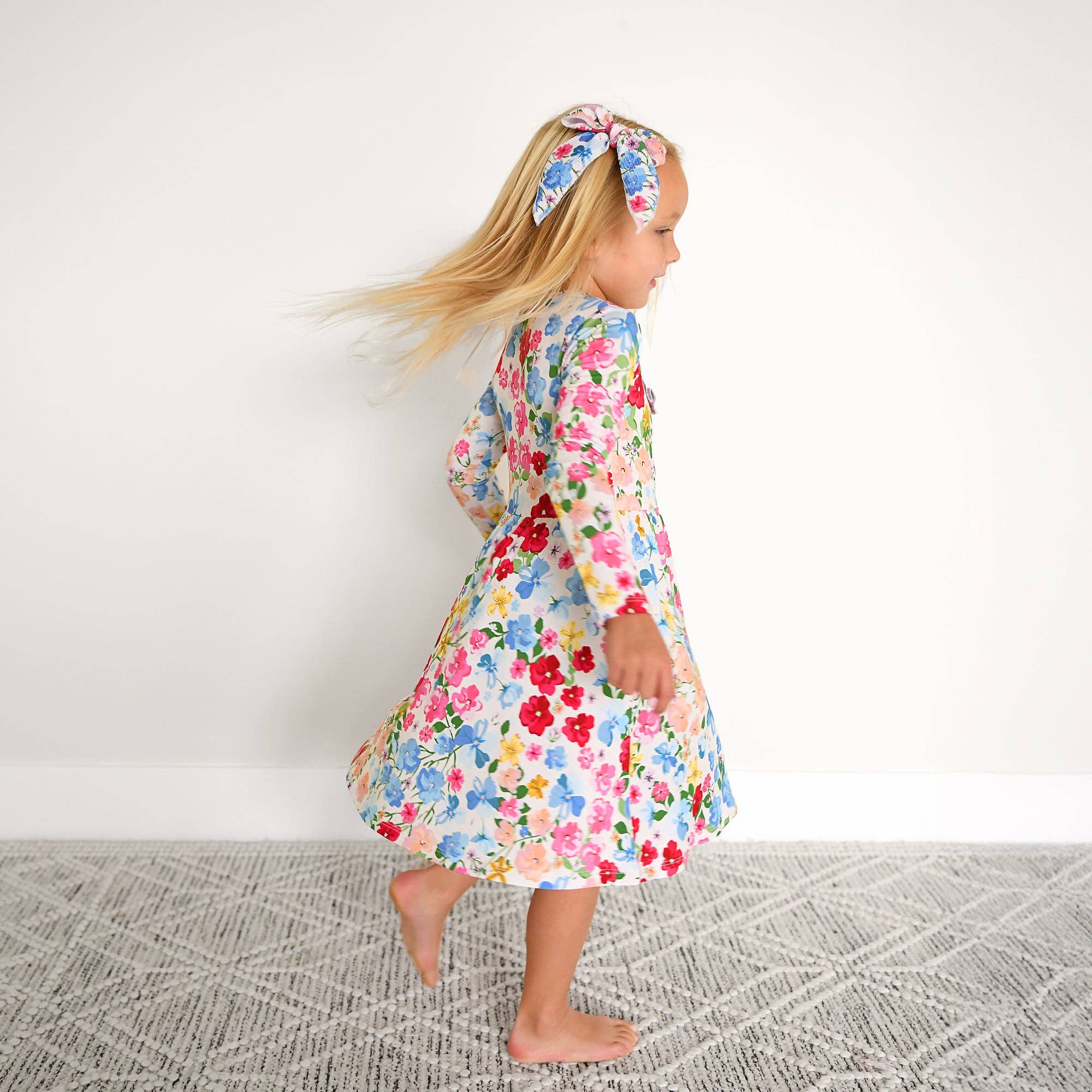 Gigi and Max - Venta al por mayor Vestido - Niños - Vestido TUTU de bambú floral para niños Kaylee6