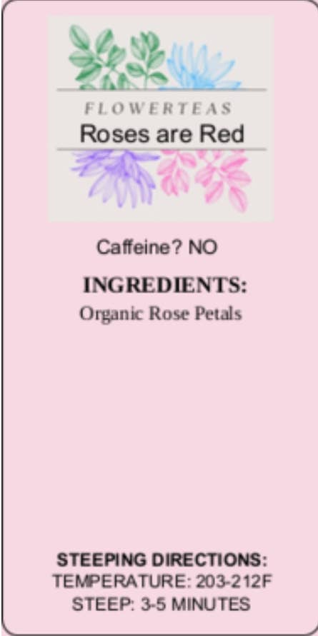 FlowerTeas – Engroshandel Løs te – Løsbladet te i løs vægt 1 lbs Kommerciel brygning Fødevareservice80