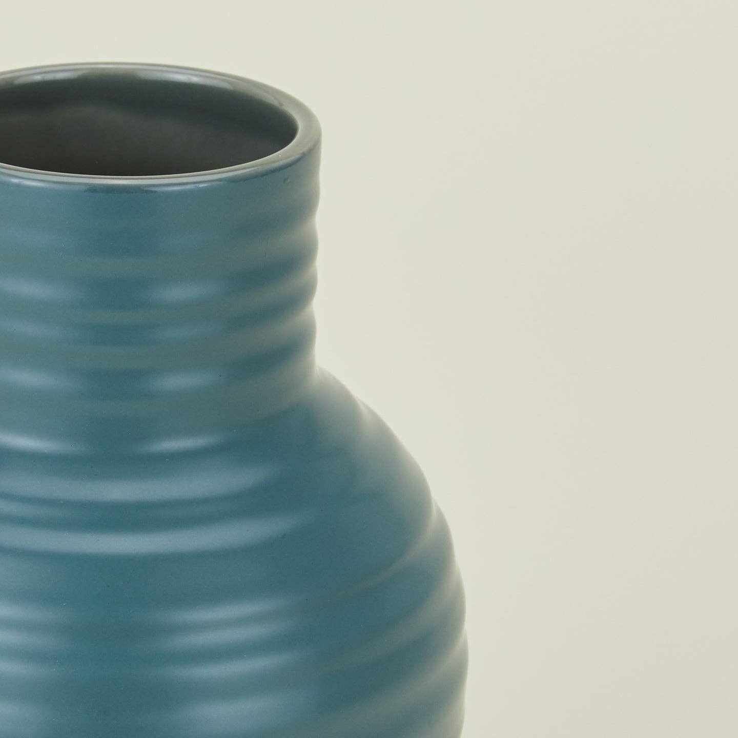 Hawkins New York - Wholesale Vase - ESSENTIAL CERAMIC VASE - PEACOCK2