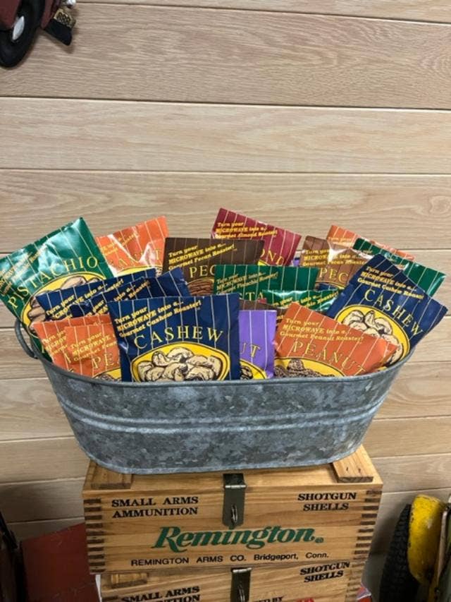 Fairhope Favorites, Inc. - Wholesale Nuts - Mixed Microwave Nuts - Almonds, Cashews, Peanuts & Pistachio0