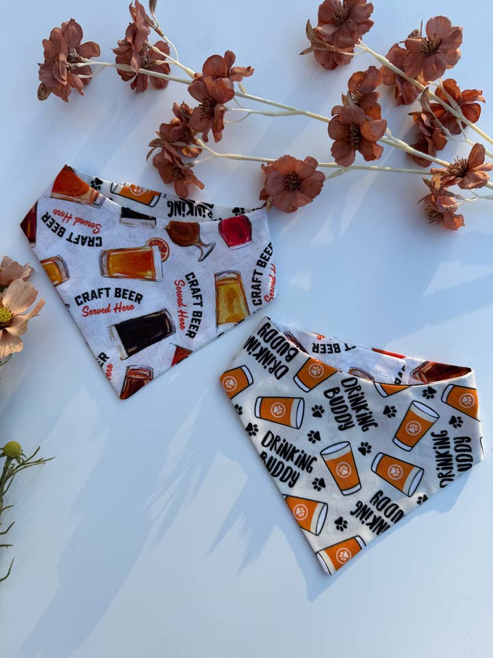 Companheiro de Copo com Bandana Neutra por atacado de The Pet Scout Shop