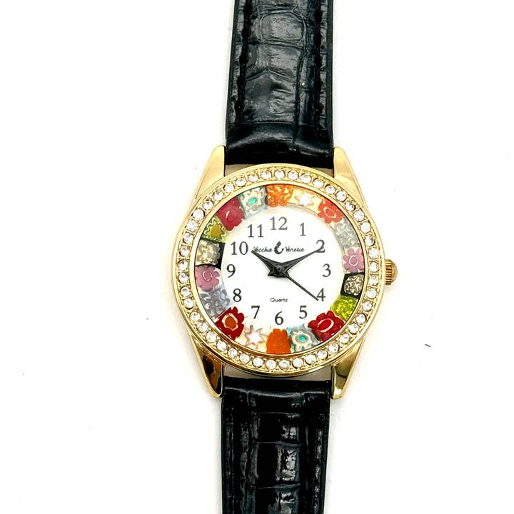 Alice Sturzinger LLC - Wholesale Polshorloge - Dames - Millefiori Murano Sprankelhorloge - Verschillende Kleuren2