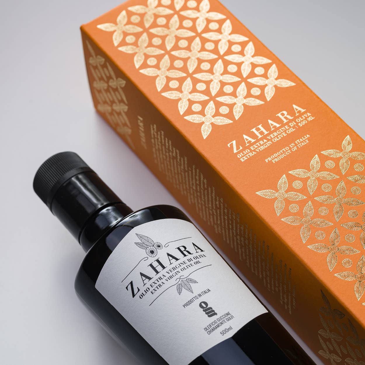 Oleificio Guccione - Wholesale Olive Oil - Zahara 500ml - Premium Extra Virgin Olive Oil - Gift Box3