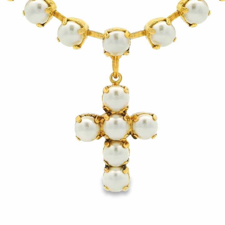 Baby Donatella Necklace in Pearls for wholesale by TOVA