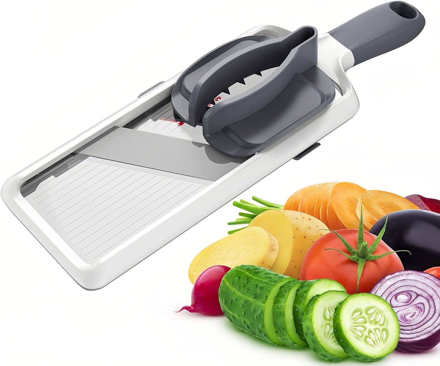 VIGOR - Wholesale Kitchen Tool/Gadget - Multi Handheld Mandoline Slicer Adjustable Stainless Steel B5