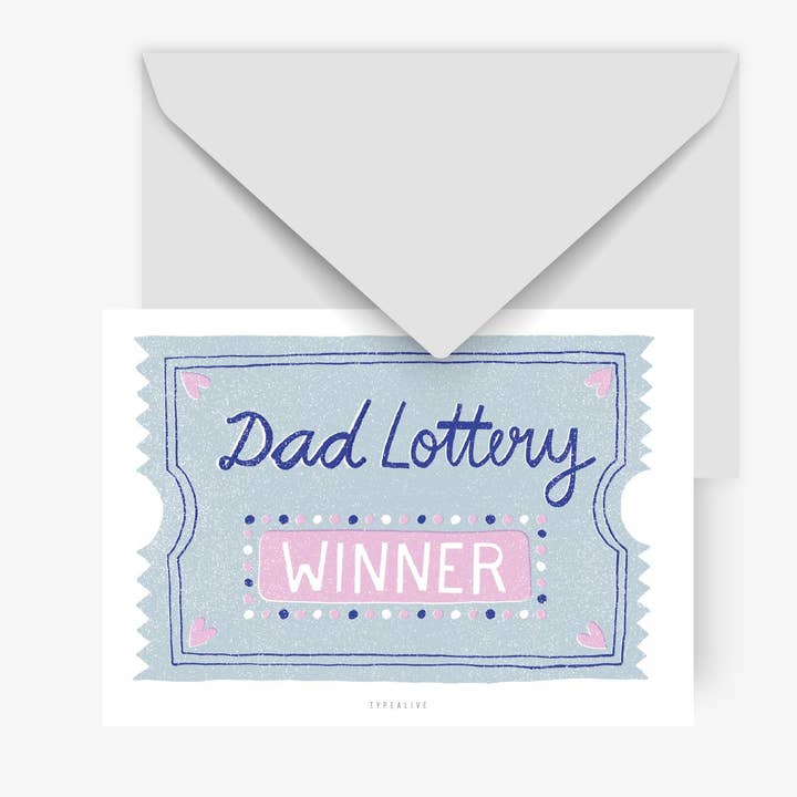 Postcard/Dad Lottery for wholesale by typealive