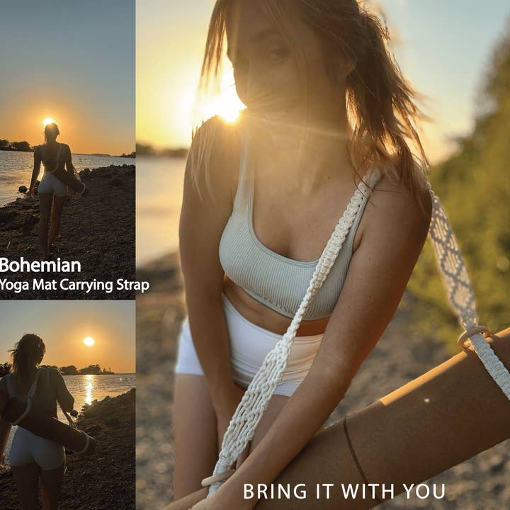 Crk - Wholesale Yoga Strap/Band - The Chic Strap • Yoga Mat Carrying Strap made of Cotton3