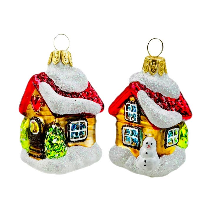 Cozy Shack Christmas Ornament for wholesale by The Ornament King™ He's Back! Santa's Right Hand Man!