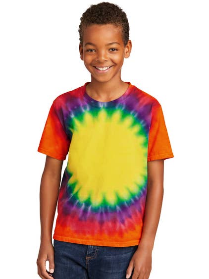Port & Company® - Youth Window Tie-Dye Tee for wholesale by Print The Dream