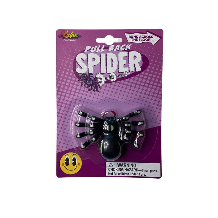 Kalan - Wholesale Gag Gift/Novelty Gift - Pull Back Spider Gag + Prank Item
