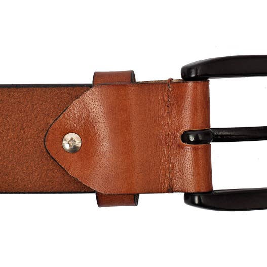 Menzo - Wholesale Belt - Men's - Menzo 6678 Belt Cowhide / cognac4