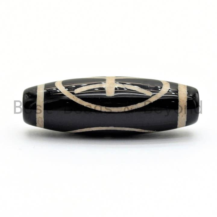 BestBeads&Beyond – Engroshandel Perler – Stjernetegn tønde agat perler, Stjernetegn Smykker, Astrologi Smykker, Stjernetegn Sort Onyx Perler, Fødselsdagsgave, 10x30mm, sku #U3812