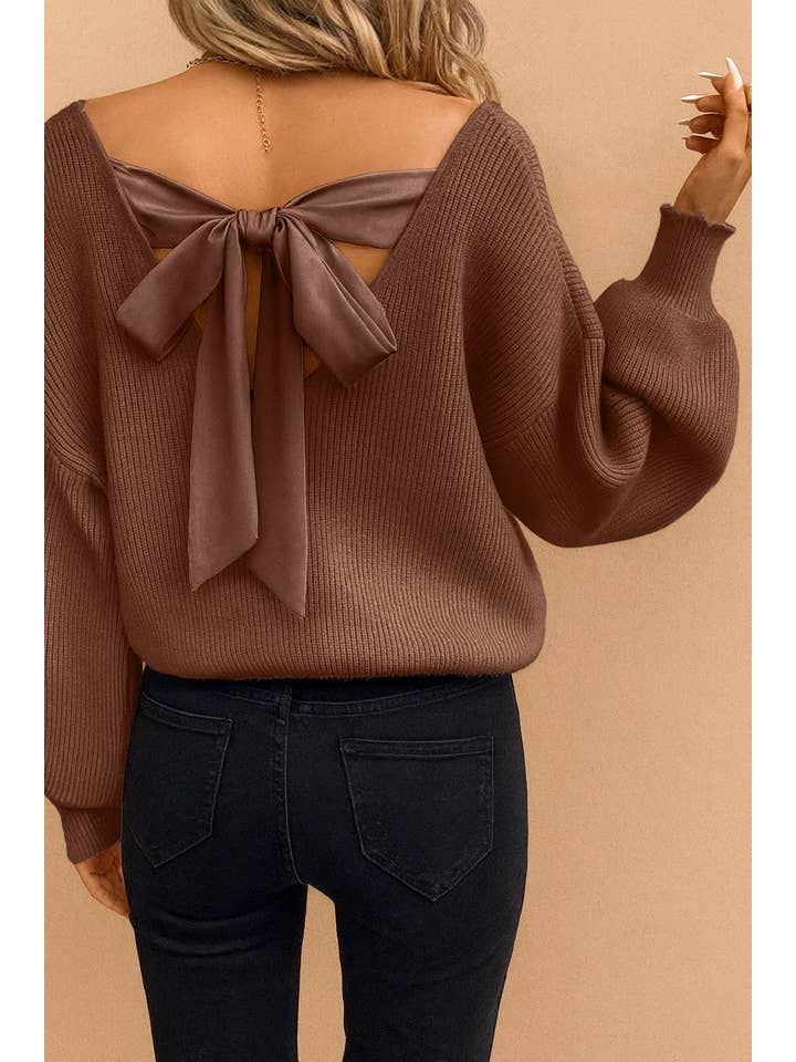 Tracie's - Vente Pull en maille – femme - Pull à dos courbé
3