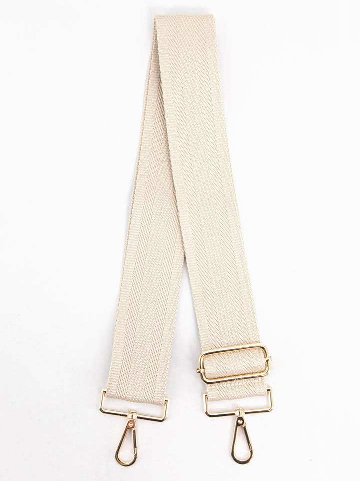 Tracolla in tessuto Deborah - Crema per la vendita all'ingrosso da parte di Sarta Accessories