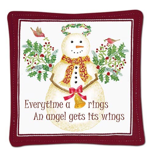 Single Spiced Mug Mat S11-339 Snow Angel for wholesale by Alice's Cottage