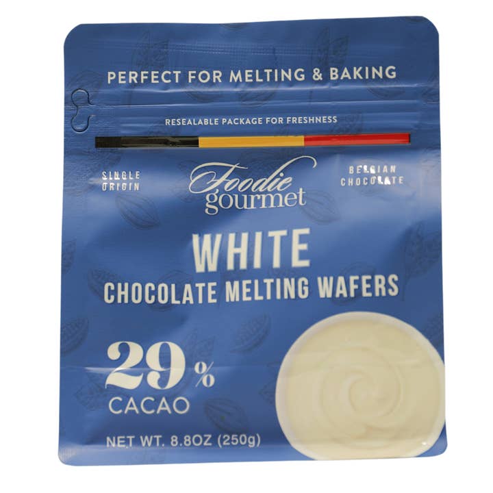 Alta Gama Foods – wholesale Choklad – Foodie Gourmet - Belgisk - Vit Choklad Smältande Wafers 29%