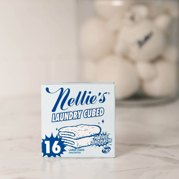 Nellie's Clean - Wholesale Laundry Detergent Powder/Pods - Laundry Cubes, Pre-Measured Laundry Detergent 16 Load