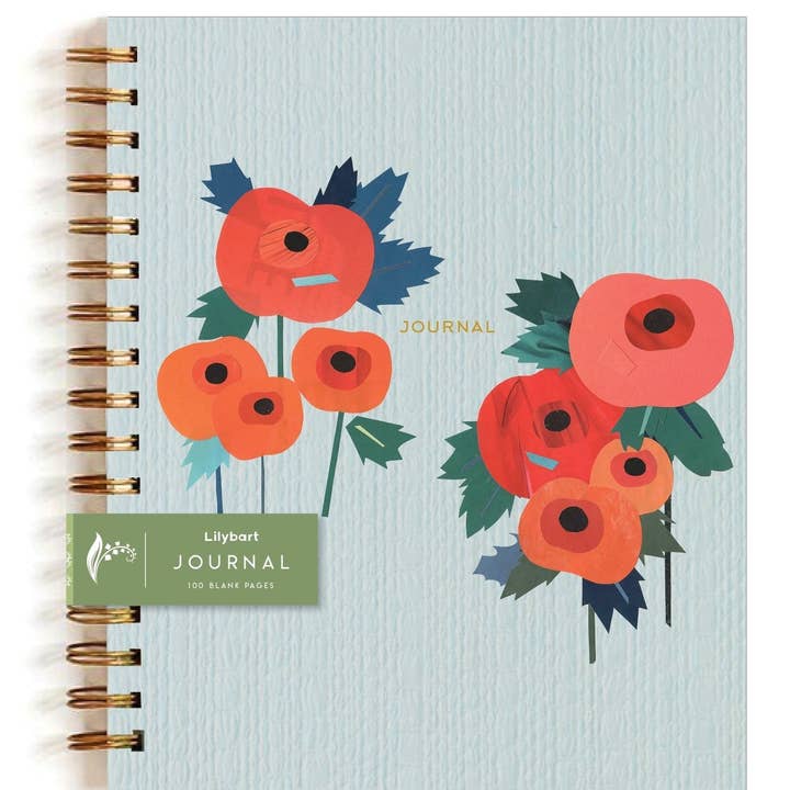 "Poppies Journal" – A Beautifully Designed Writing Companion for wholesale by Lilybart LLC