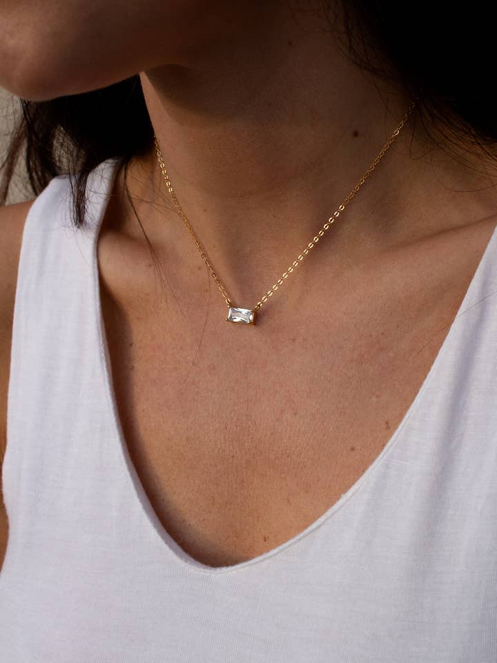 Baguette Halsband för wholesale av Christine Elizabeth Jewelry