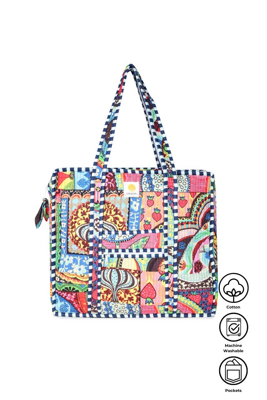 Hi Handmade - Wholesale Tote Bag - Women's - Cotton Tote Bag With Zip - Coachella6