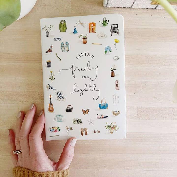 emily lex studio – wholesale Journal/diary – living freely and lightly journal1