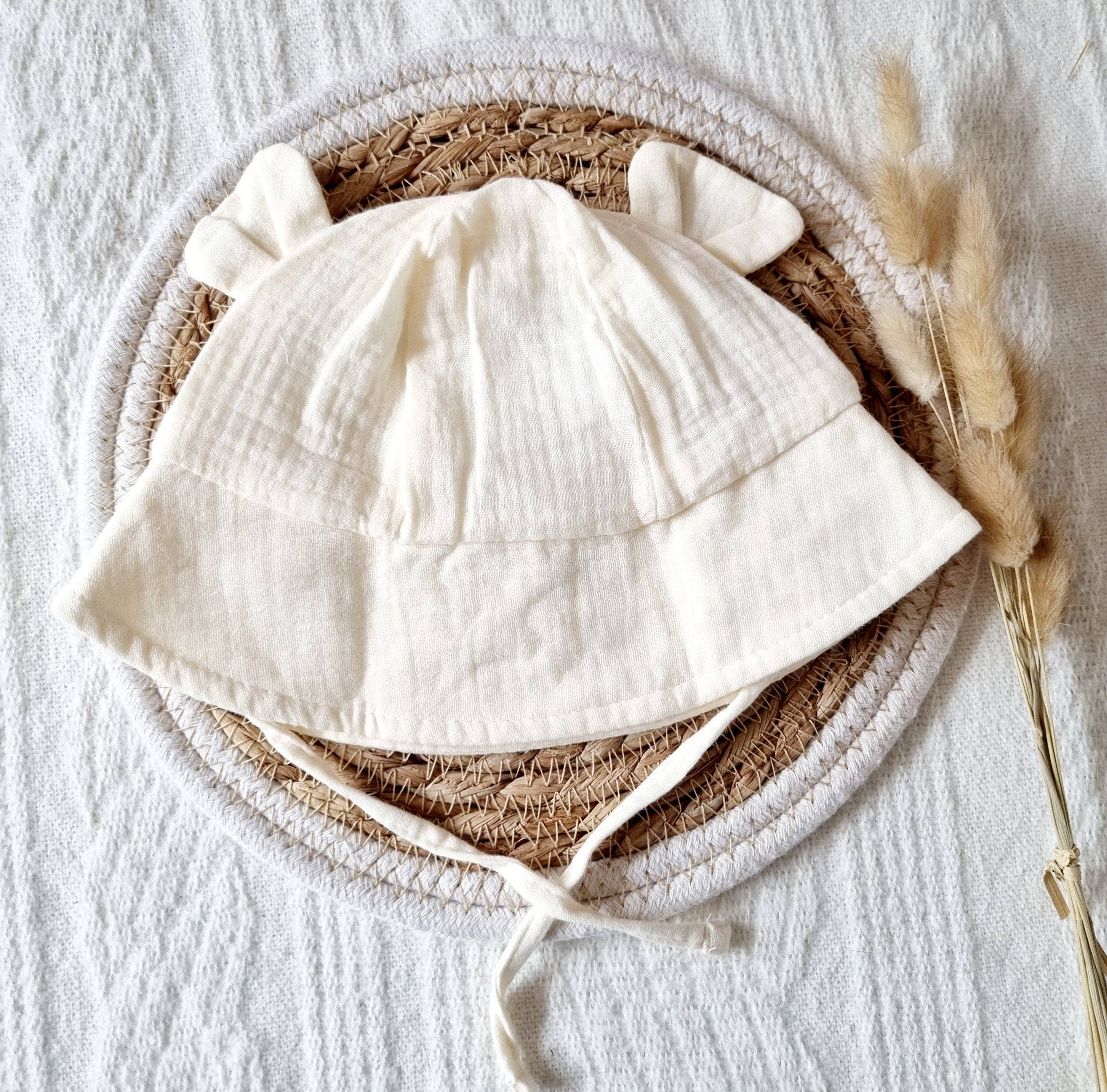 Rammelaartje - Wholesale Sun Hat - Baby - Hydrophilic sun hat for baby - Beige1