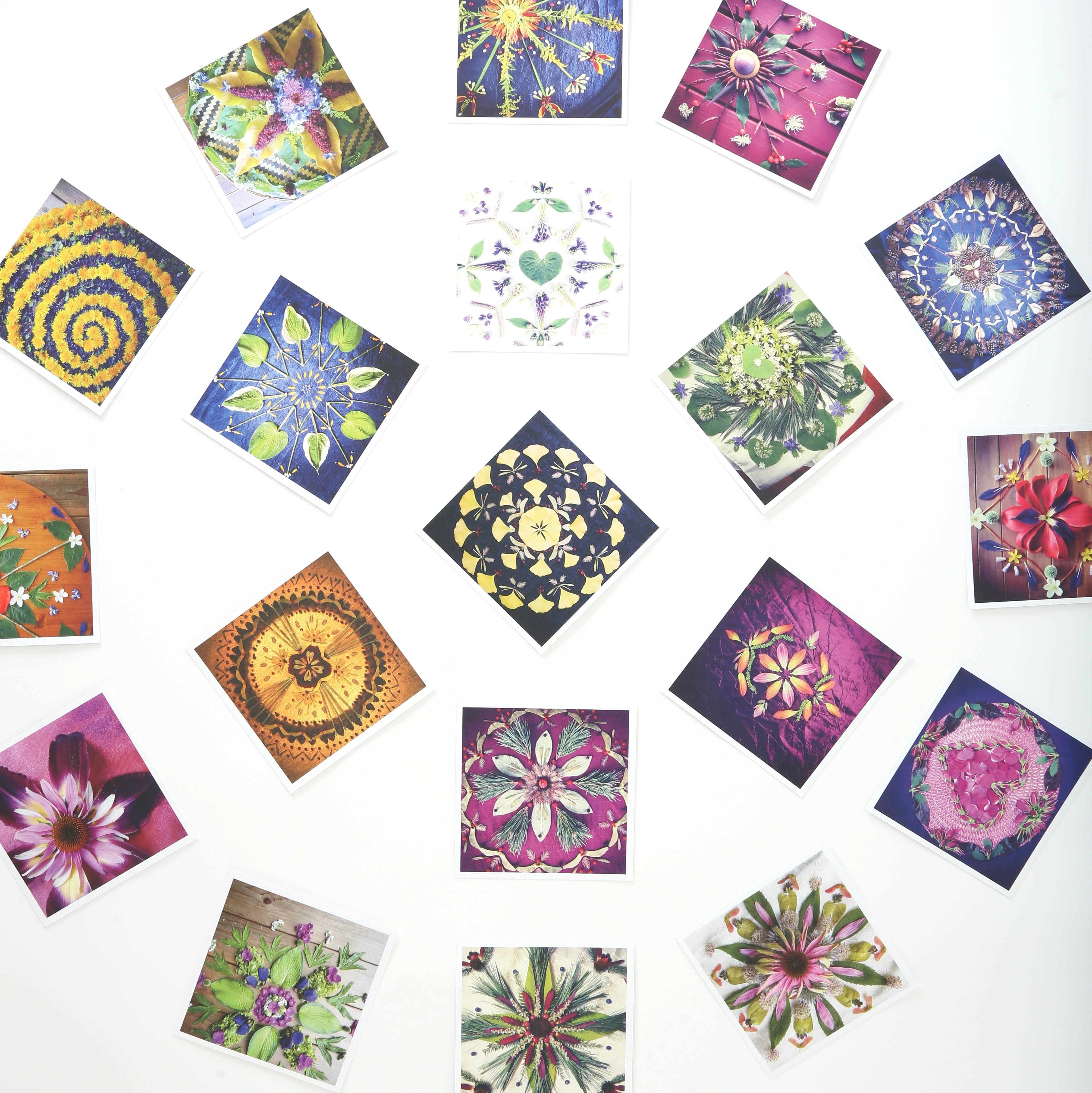 Nature Mandala Art - Wholesale Sticker - Nature / Flower Mandala Stickers :: 10 Designs1