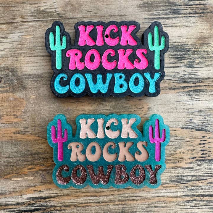 **Aangepaste** "Kick Rocks Cowboy" Auto Verfrisser voor wholesale door Southern Creek Wholesale
