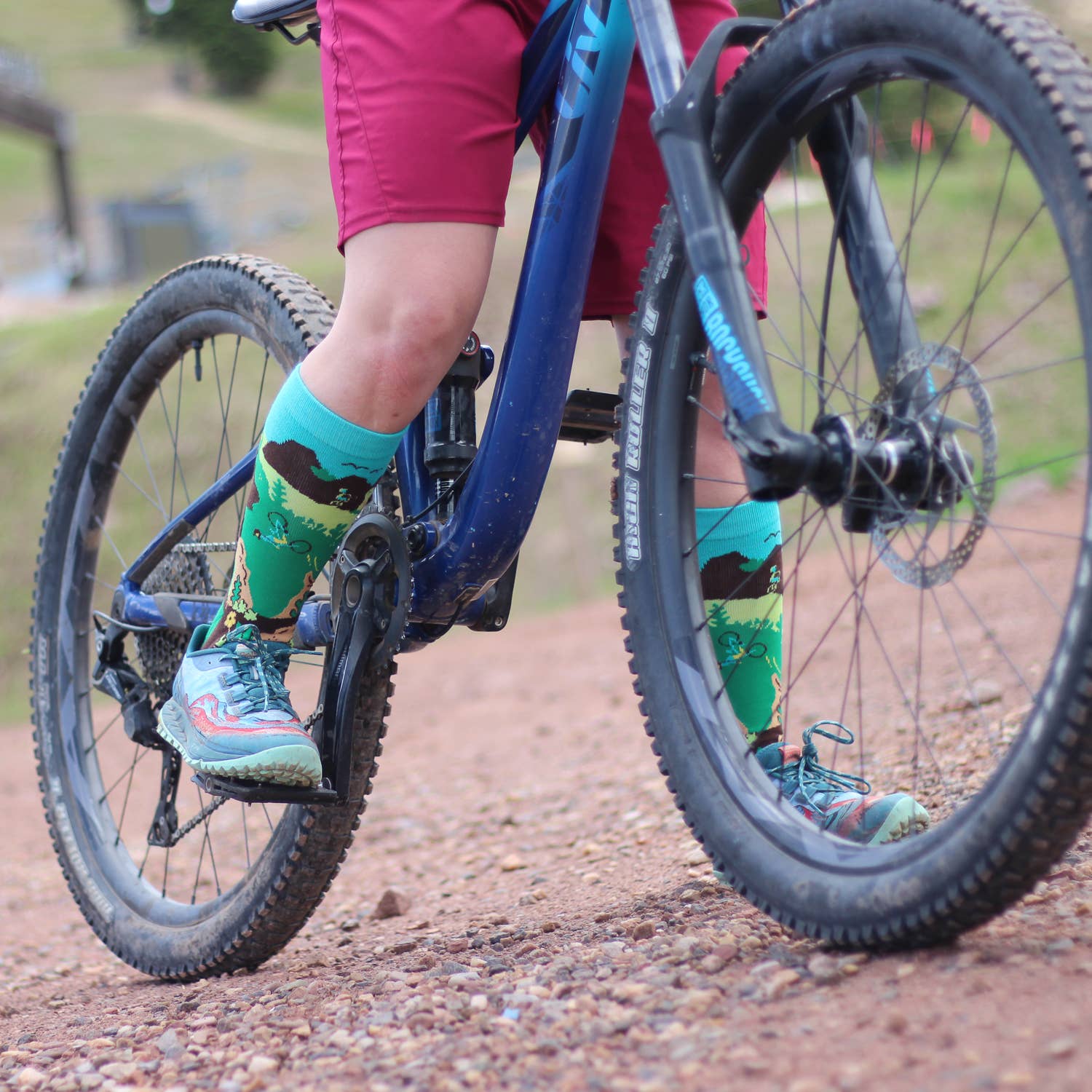 Lavley - Wholesale Socks - Unisex - I'd Rather Be Mountain Biking Socks8