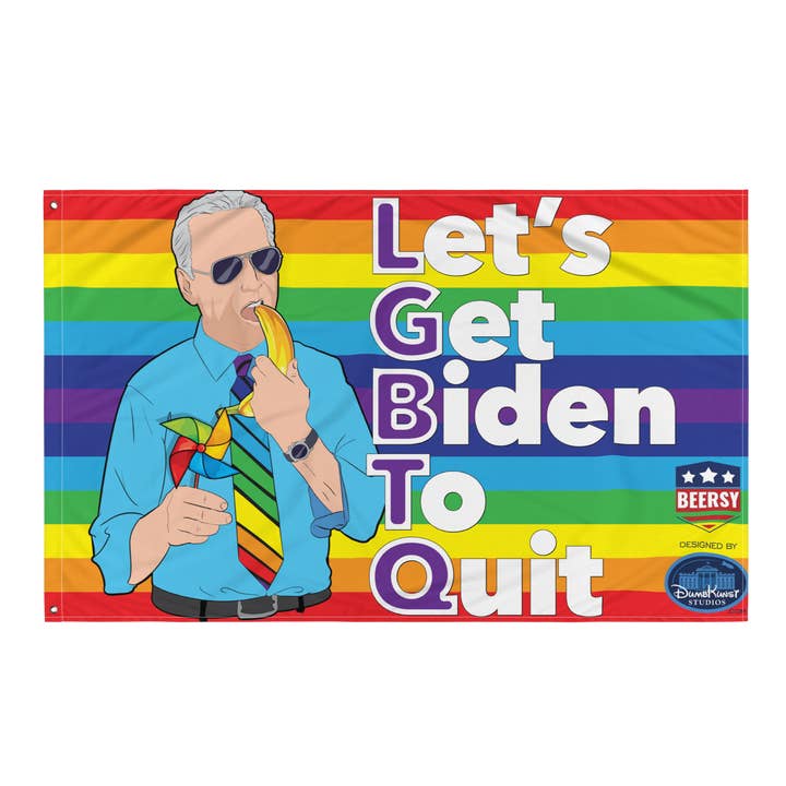 Vamos a hacer que Biden deje la bandera para venta al por mayor de Beersy