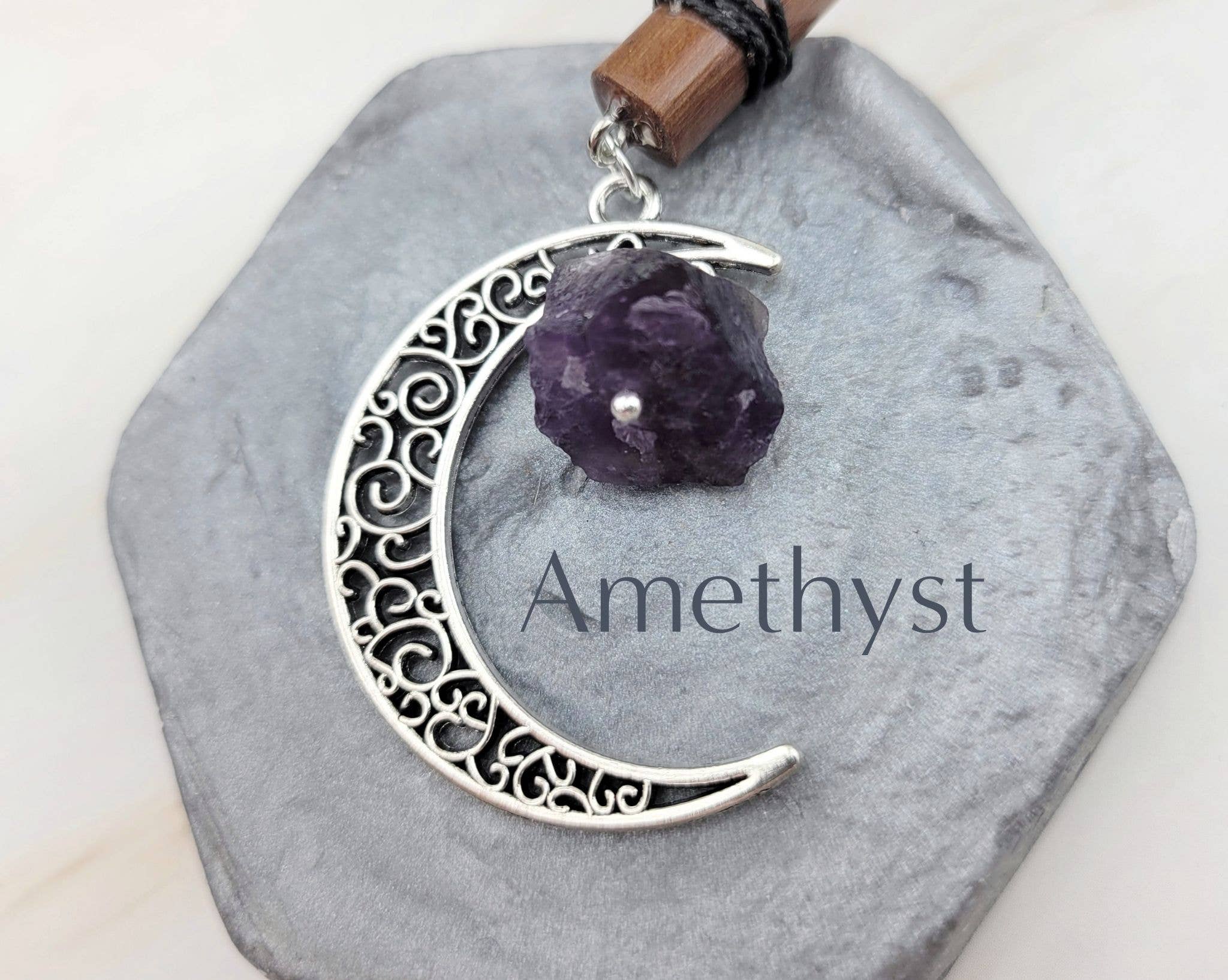 WonderLight Jewelry - Vendita all'ingrosso Forcine per capelli - Bastoncini per capelli Gemstone Moon - Moon/Wisdom11