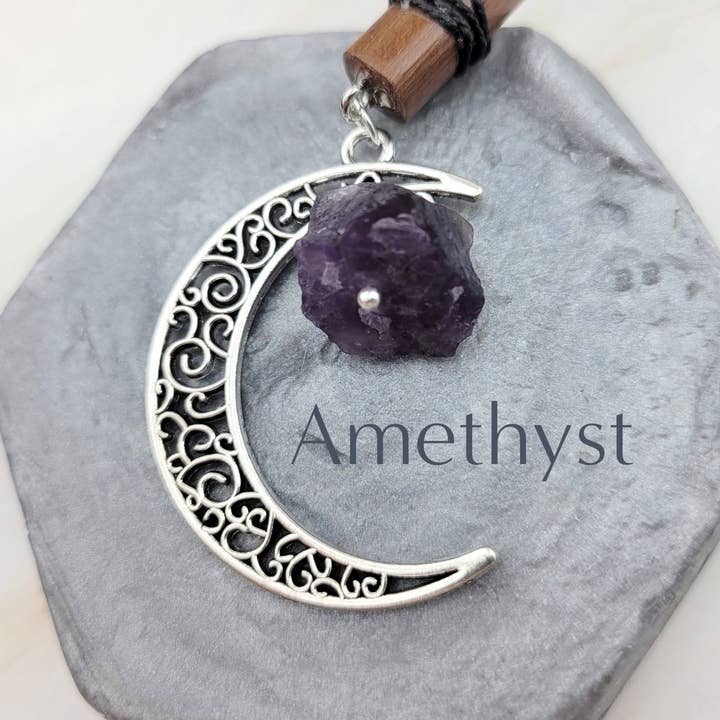 WonderLight Jewelry - Vendita all'ingrosso Forcine per capelli - Bastoncini per capelli Gemstone Moon - Moon/Wisdom11