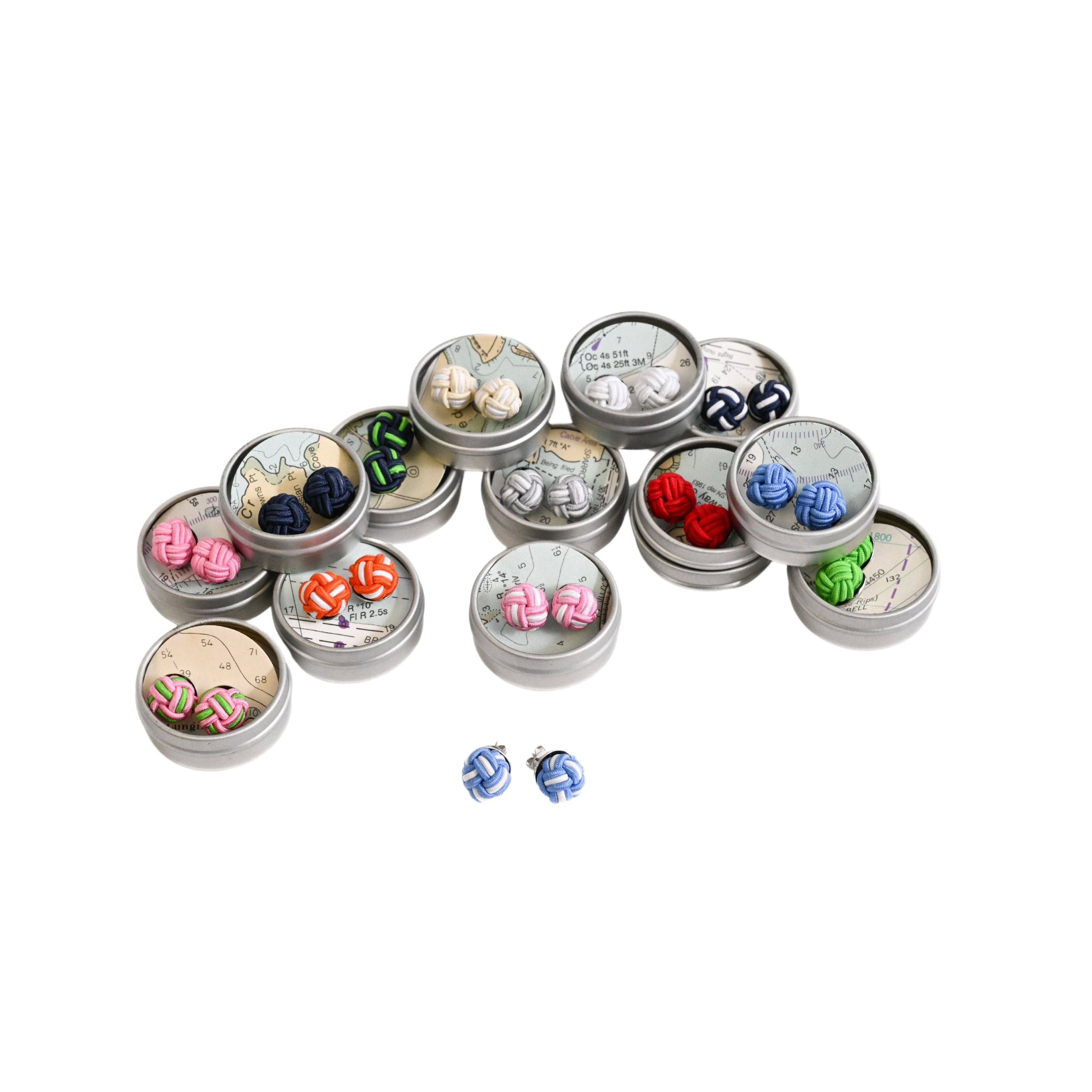 Patsy Kane | Nautical - Wholesale Stud/Post Earrings - Monkey Fist Earrings4