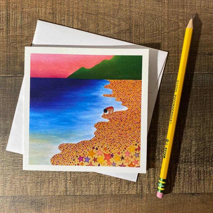 The Starfish Metaphor Card for wholesale by Myoutdoorart