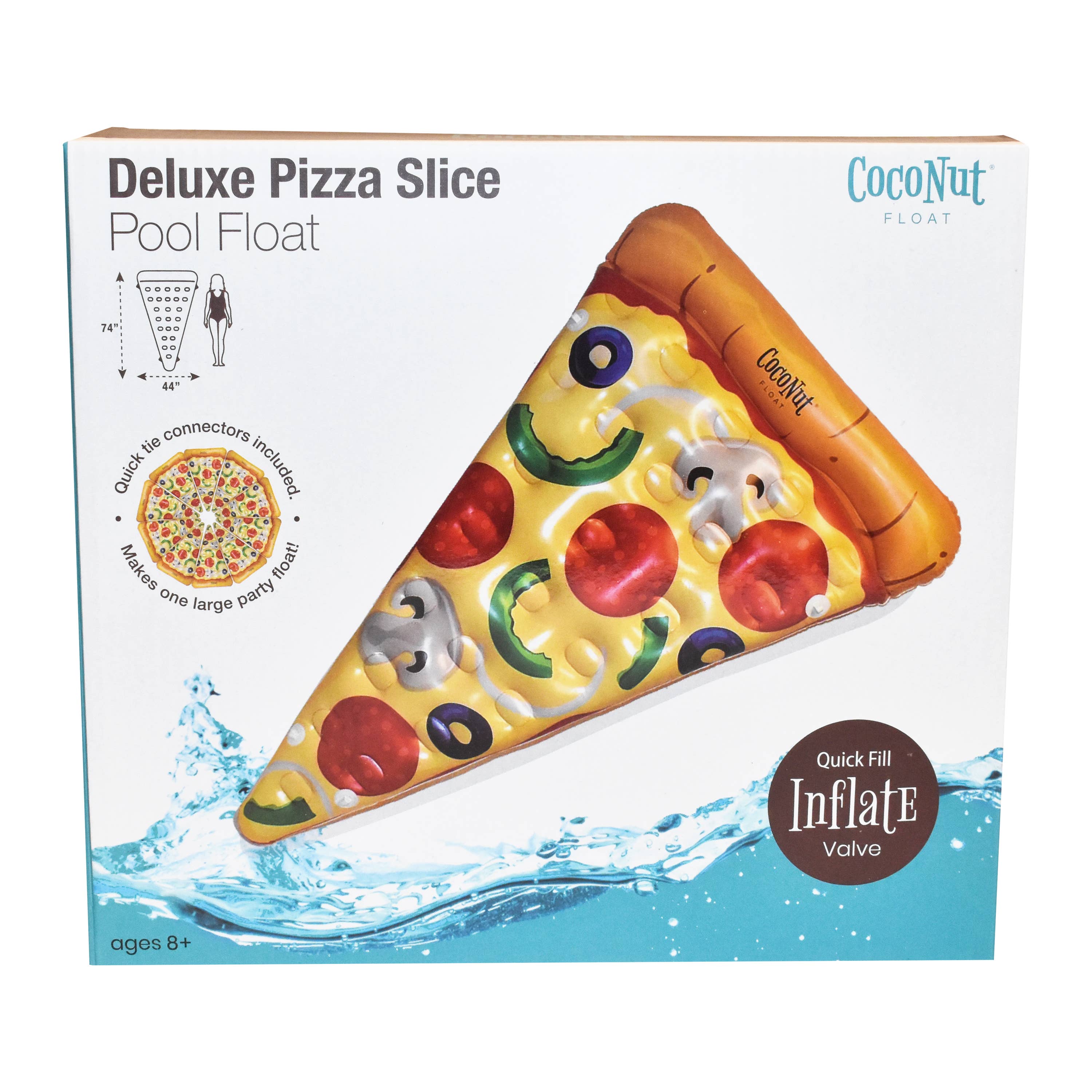 Coconut Outdoor - Wholesale Inflatables - Deluxe Pizza Slice Pool Float1