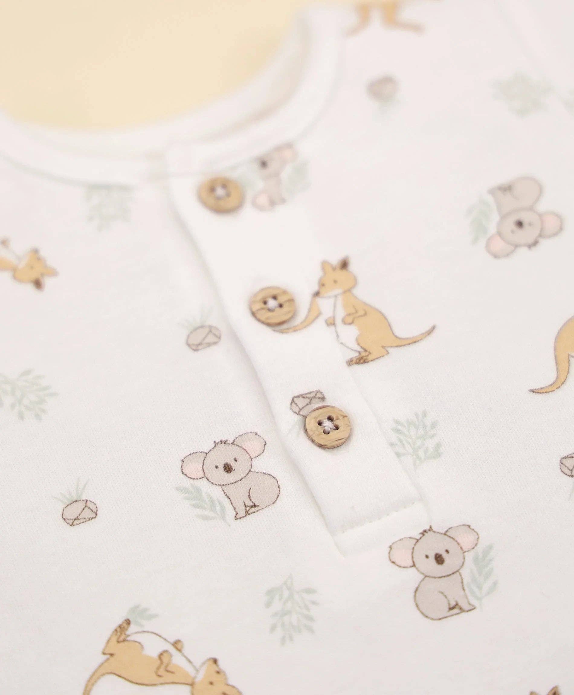 Lūmmi in Colour Babywear - Wholesale Jumpsuit - Baby - Organic Cotton Romper - Kangaroo & Koala4