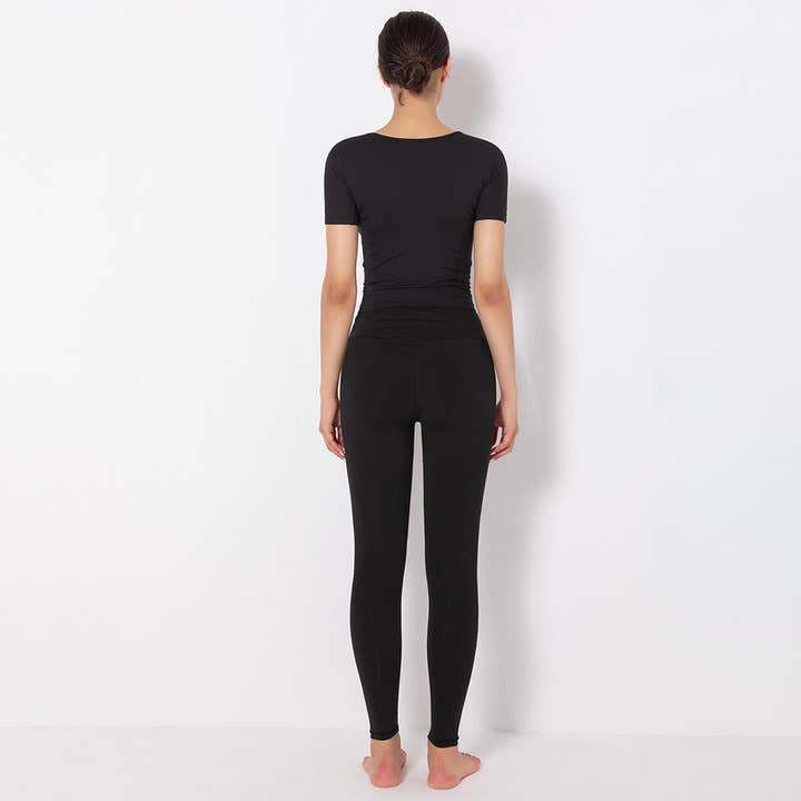 Active by Anna-Kaci - Wholesale Activewear Set - Women's - Side to Side Sculpting Set (two-piece set)9