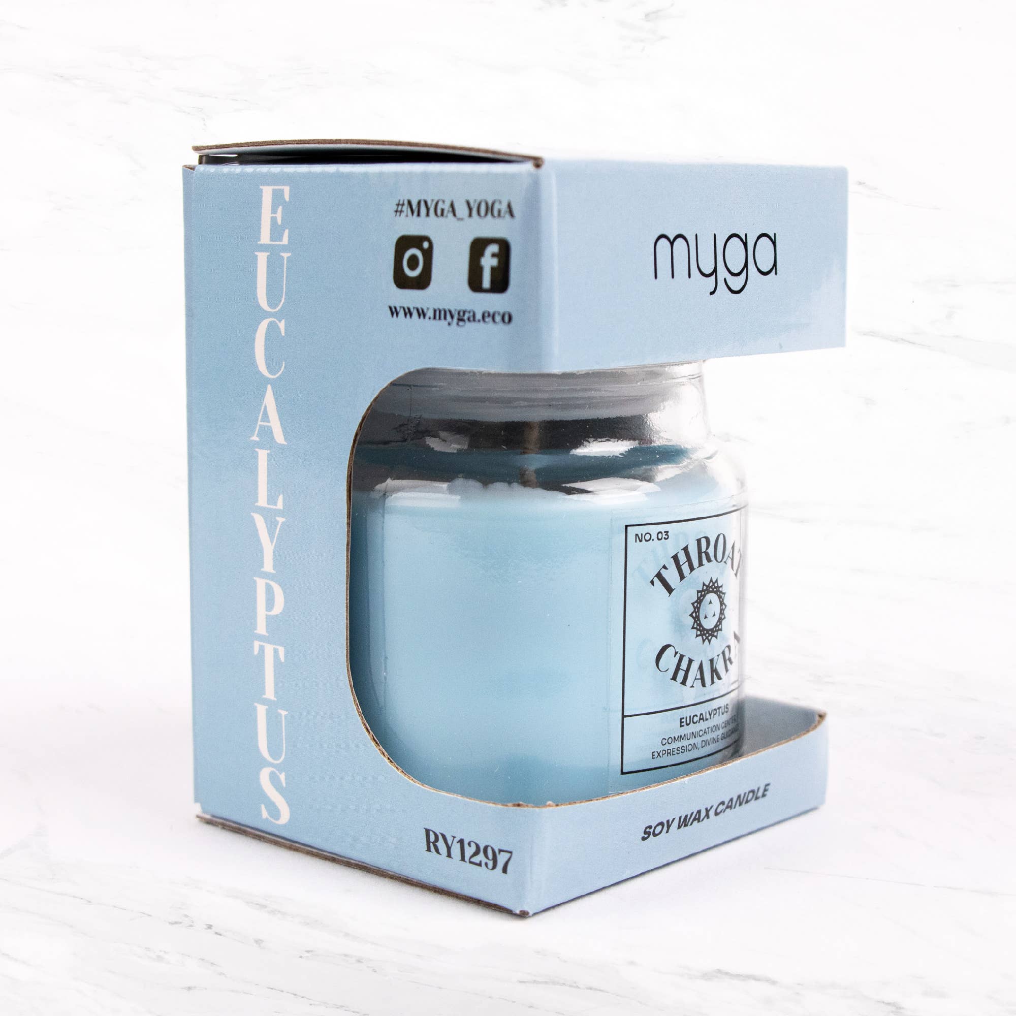 Myga – Großhandel Kerze im Glas / gefüllte Kerze – Sieben Chakra-Kerzen12