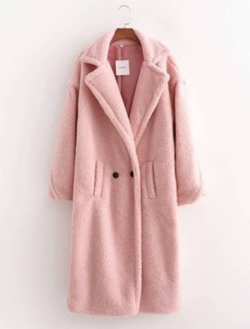 safistyle - Wholesale Fur/Faux Fur Coat - Women's - Teddy Coat with Notched Lapels11